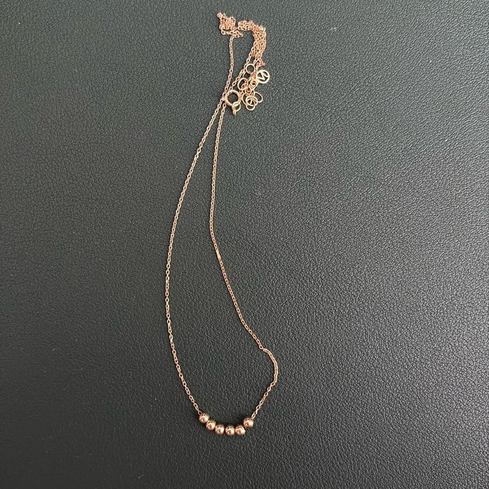 Mejuri 14K Gold Beaded Necklace - Picture 2 of 2